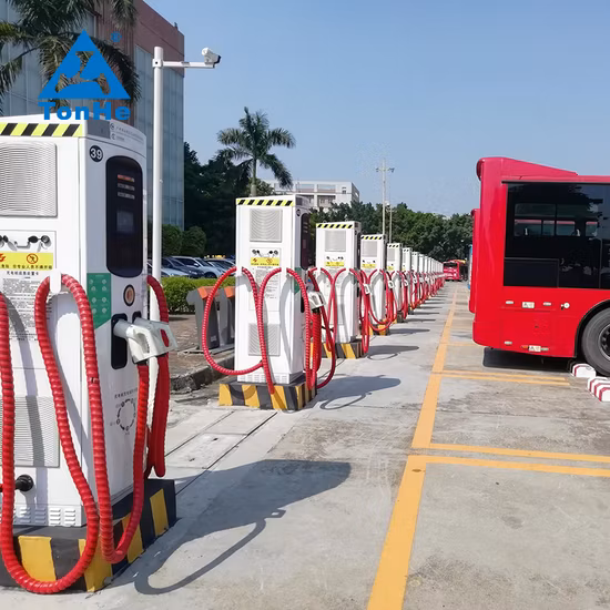 120kw Commercial Three Gun DC Trolley Charging Station /EV Charger